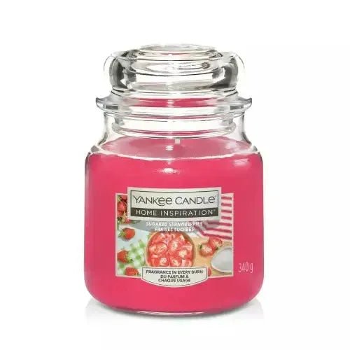 Yankee Candle Jar Sugared Strawberries - The Fragrance Room