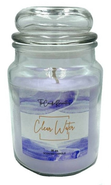 Candle Jar 510g Clear Water - The Fragrance Room