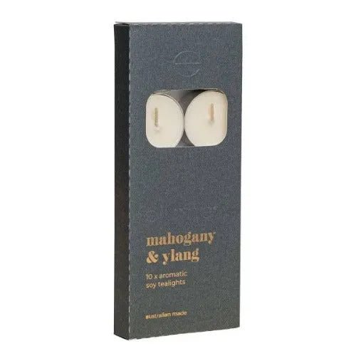 Mahogany & Ylang Tealights - The Fragrance Room
