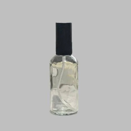 Glass Bottle Clear & Atomiser - The Fragrance Room