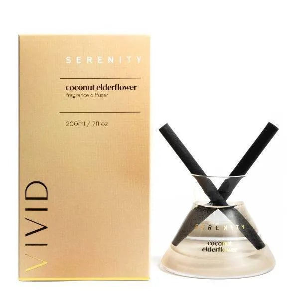 Vivid Coconut Elderflower 200ml Diffuser - The Fragrance Room
