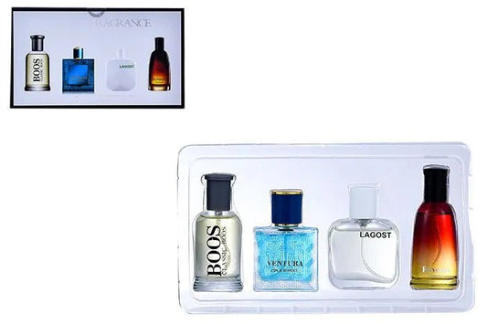 Men's Perfume Gift Set 4pc No3 - The Fragrance Room