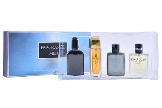 Men's Perfume Gift Set 4pc - The Fragrance Room