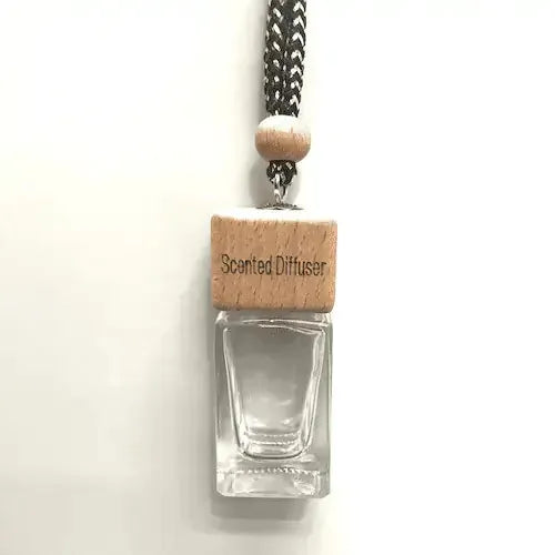 Diffuser Cubic Bottle 10ml Wood Empty - The Fragrance Room