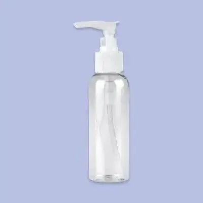 Bottle W/ White Lotion Pump & Travel Clip 100ml PET - The Fragrance Room