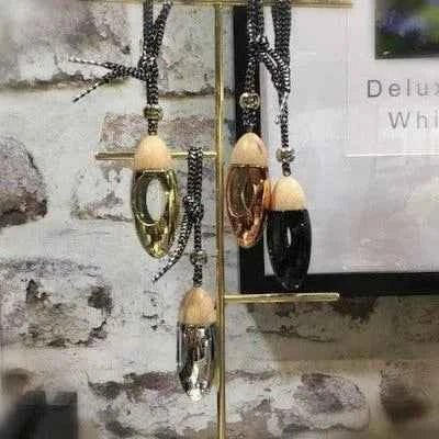Car Diffuser Hanging 10ml Gloss Gold - The Fragrance Room