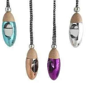 Car Diffuser Hanging 10ml Gloss Silver - The Fragrance Room