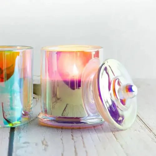 Danube Medium Base & Knob Lid Hologram - The Fragrance Room