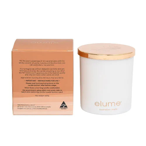 Creme Caramel & Macadamia Soy Candle 400g