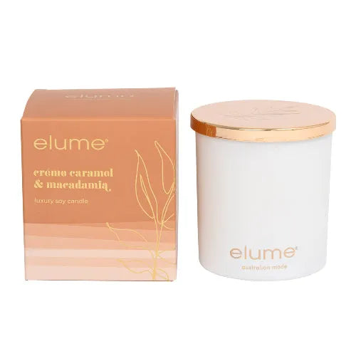Creme Caramel & Macadamia Soy Candle 400g