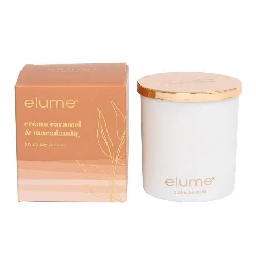 Creme Caramel & Macadamia Soy Candle 400g - The Fragrance Room