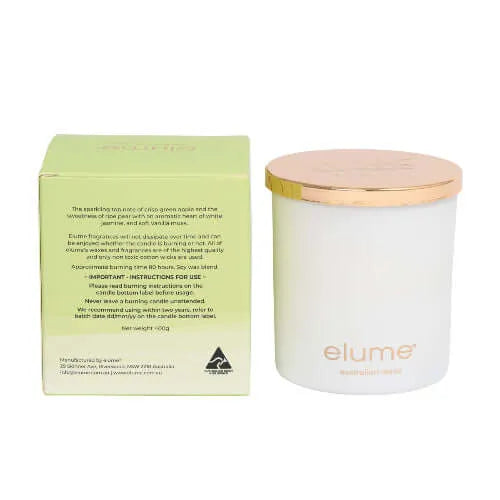 Green Apple & Pear Soy Candle