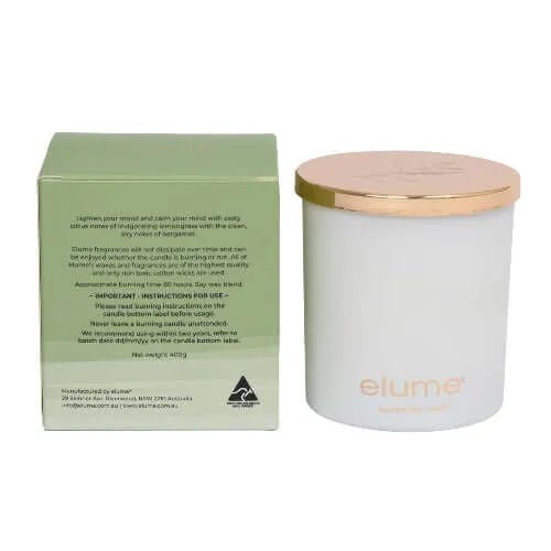 Lemongrass & Bergamot Soy Candle - The Fragrance Room
