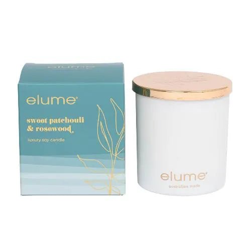 Sweet Patchouli Rosewood Soy Candle - The Fragrance Room
