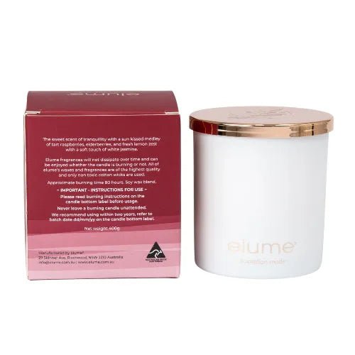 Wild Raspberry & Jasmine Soy Candle - The Fragrance Room