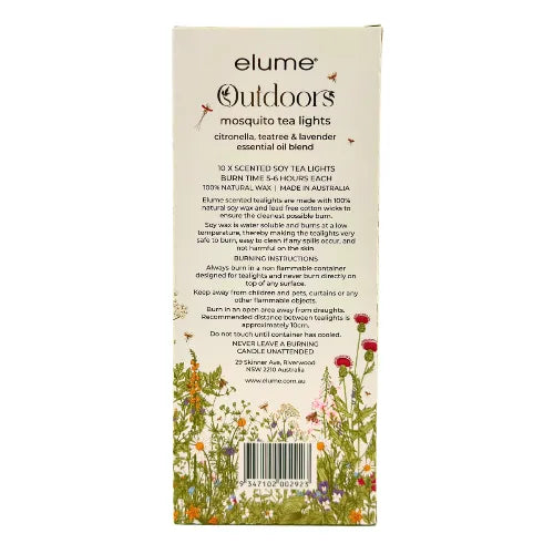 Citronella Tealight Candles 10Pk