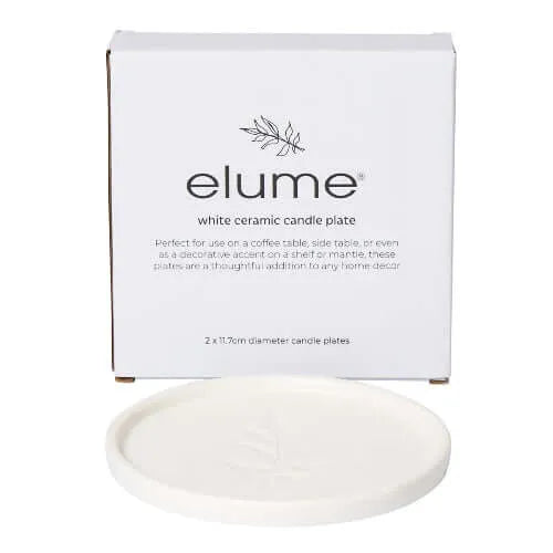 Round Ceramic Pillar Plate