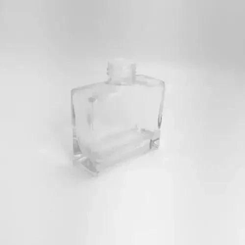 Rectangle Diffuser Bottle Clear 100ml - The Fragrance Room