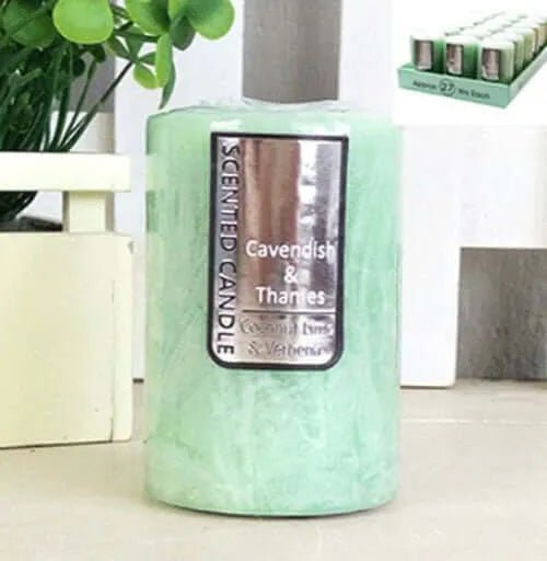 Scented Candle Coconut Lime/Verbena 5x7.5cm - The Fragrance Room