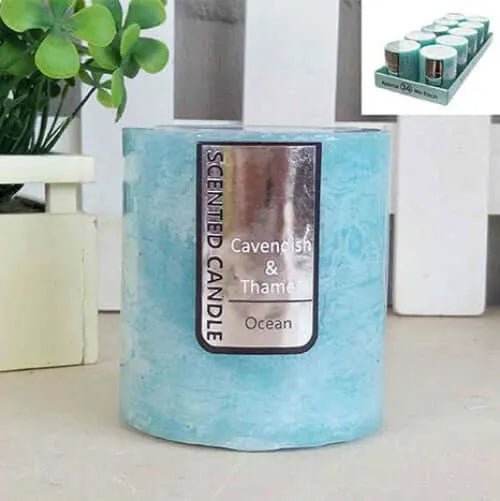Scented Candle Ocean 7x7.5cm - The Fragrance Room