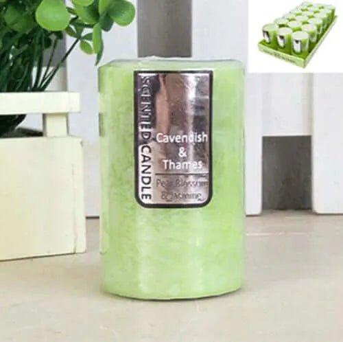Scented Candle Pear Blossom/Jasmine 5x7.5cm - The Fragrance Room