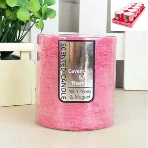 Scented Candle Wild Peony/Muguet 7x7.5cm - The Fragrance Room