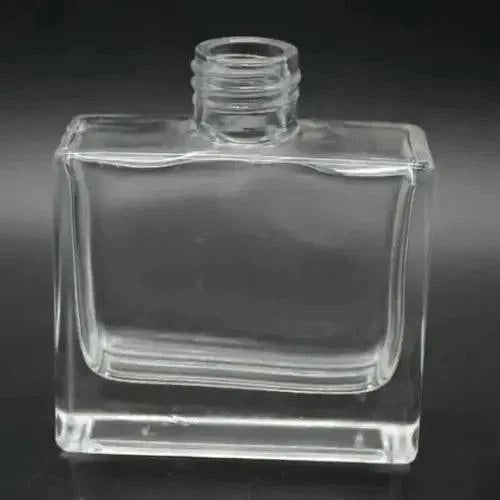 Rectangle Diffuser Bottle Clear 100ml - The Fragrance Room
