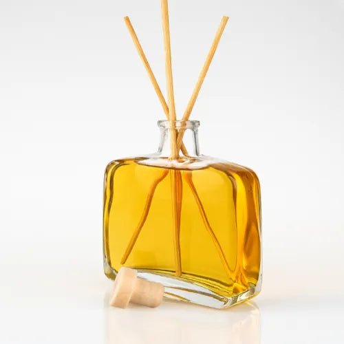 Oblong Glass Diffuser Bottle 350ml - The Fragrance Room