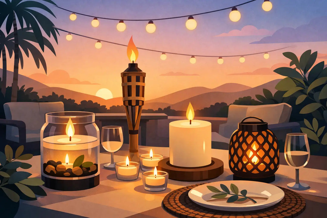 Summer Candles for Outdoor Dining Made Simple