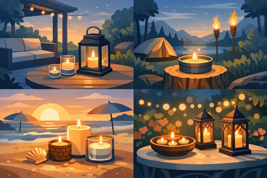 A Guide to Outdoor Candles for Every Setting - The Fragrance Room