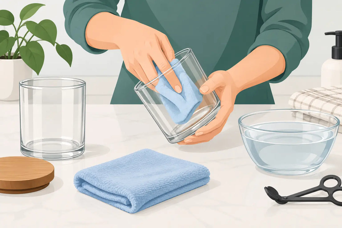 How to Clean Candle Jars Without Damaging Them