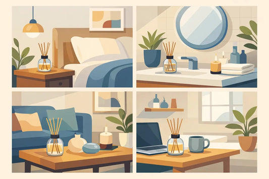How to Style Reed Diffusers in Every Room - The Fragrance Room