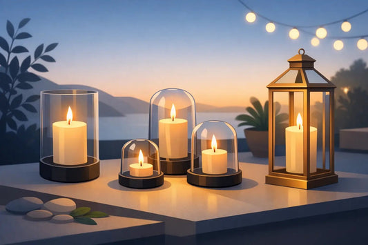 Outdoor Candle Wind Protection That Looks Beautiful - The Fragrance Room