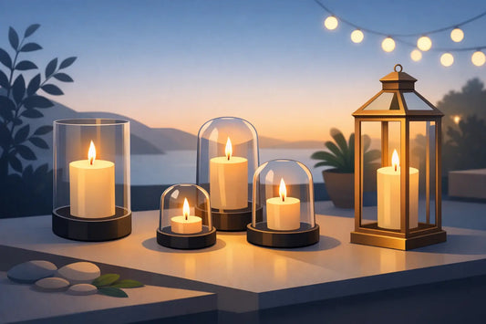 Outdoor Candle Wind Protection That Looks Beautiful