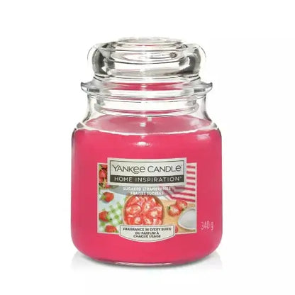Yankee Candle Jar Sugared Strawberries - The Fragrance Room