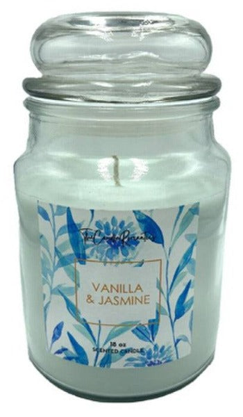 Candle Jar 510g Vanilla Jasmine - The Fragrance Room