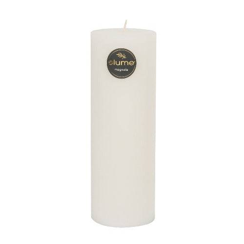 Magnolia Gardenia Pillar Candle 3"x9" - The Fragrance Room