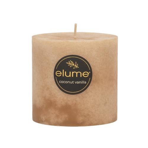 Pillar Candle Coconut Vanilla Bean