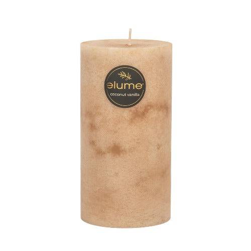 Pillar Candle Coconut Vanilla Bean - The Fragrance Room