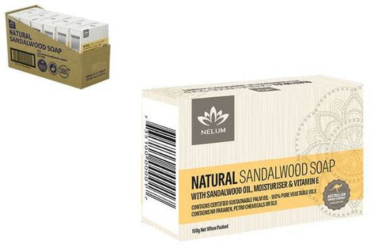 Natural Soap Bar 100g Sandalwood - The Fragrance Room
