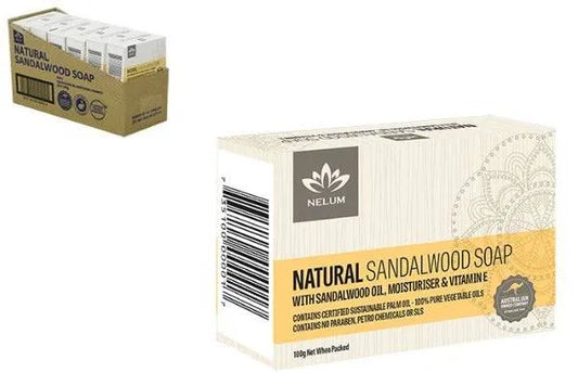 Natural Soap Bar 100g Sandalwood - The Fragrance Room