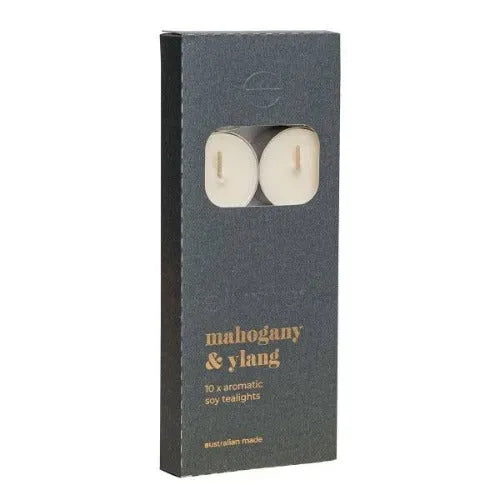 Mahogany & Ylang Tealights - The Fragrance Room