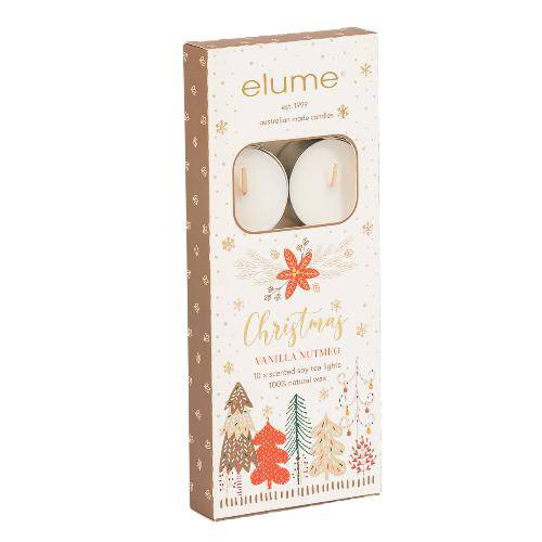 Christmas Tea Lights Vanilla Nutmeg - The Fragrance Room