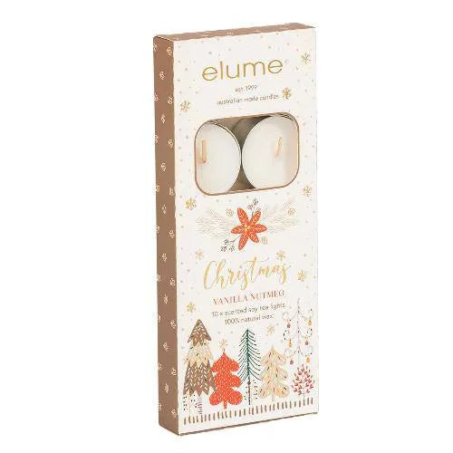 Christmas Tea Lights Vanilla Nutmeg - The Fragrance Room