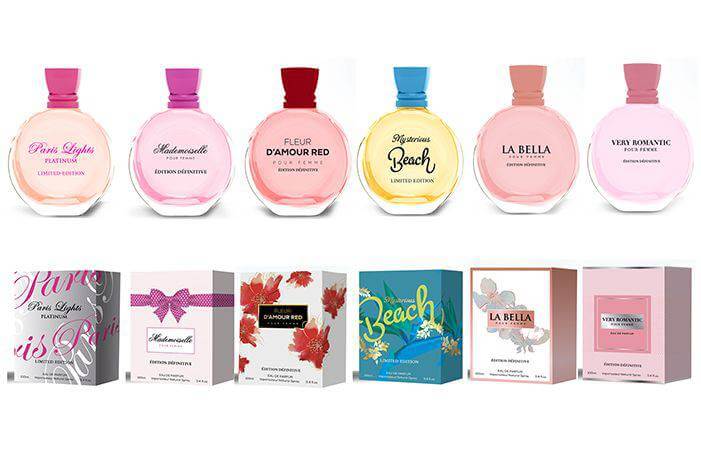 Women's Perfume's 6 x 100ml - The Fragrance Room