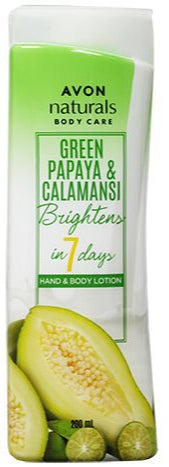 Avon Naturals Green Papaya & Calamansi Lotion