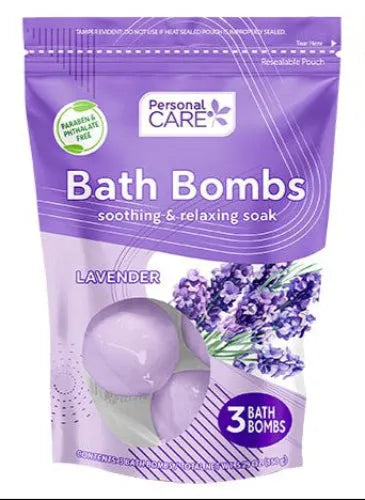 Lavender Bath Bombs 3pc