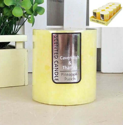 Scented Candle Pineapple Punch 7x7.5cm