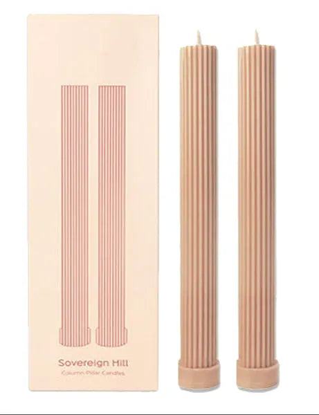 Australian Place Candlesticks 2pc Vanilla Caramel
