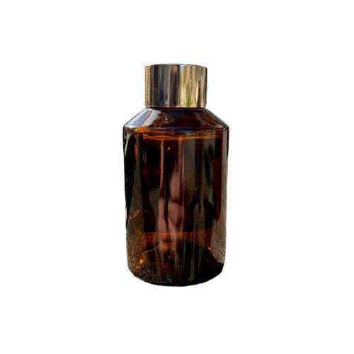 Amber Glass Diffuser Bottle Inc Collar